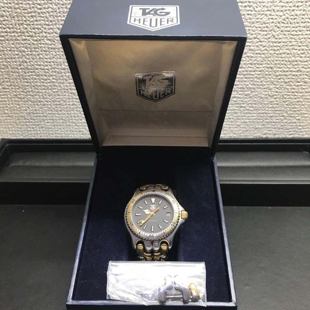 【箱付き希少品】TAG Heuer 腕時計 グレー文字盤 クォーツ スイス製