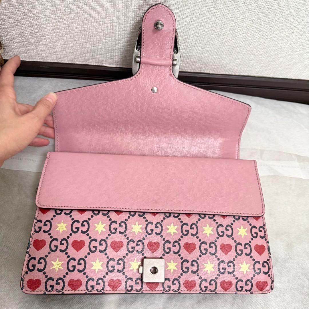 GUCCI グッチ ディオニュソス ショルダーバッグ　バレンタイン　限定 ラージ