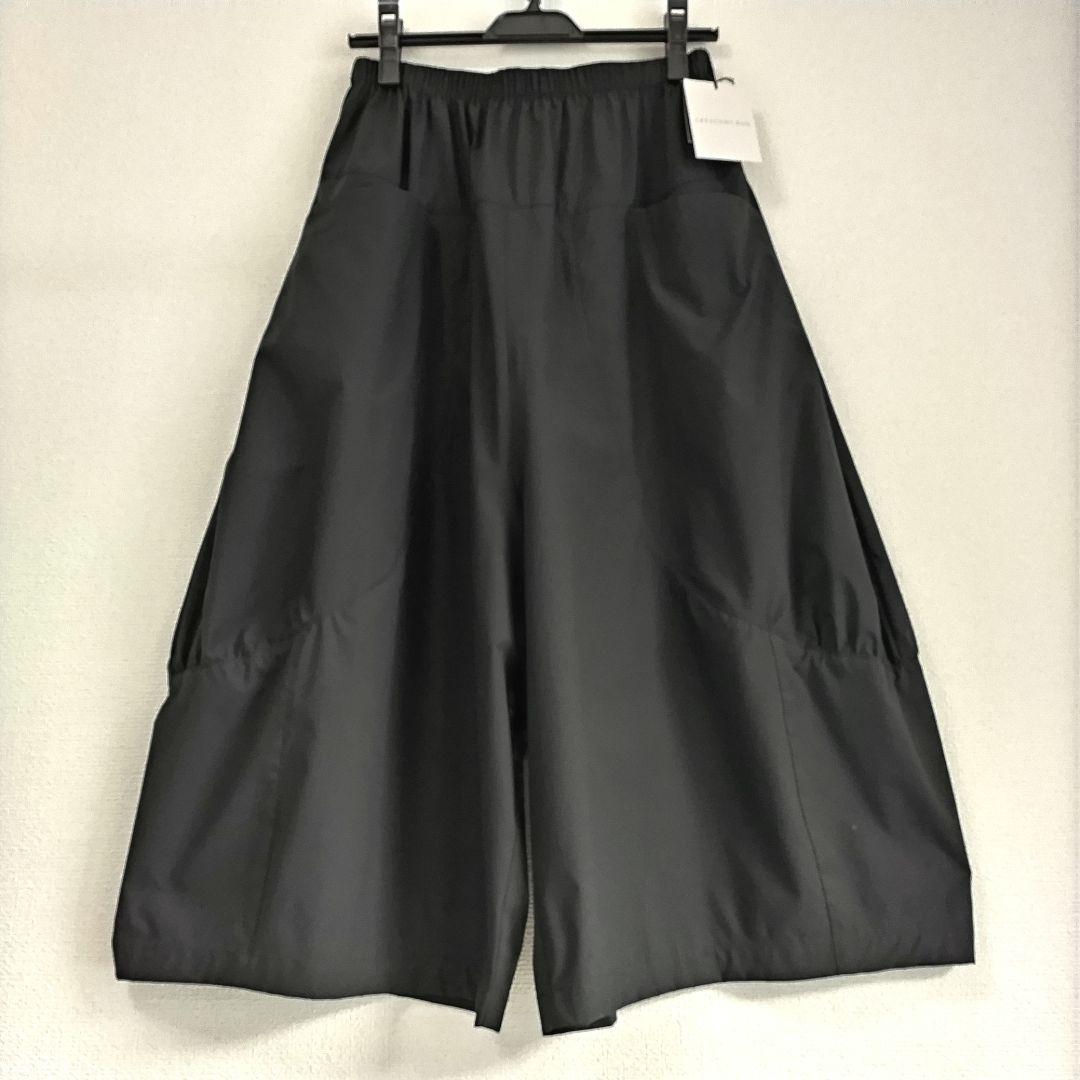 CRESCENT DUO　ガウチョパンツ　ブラック　ストレッチ