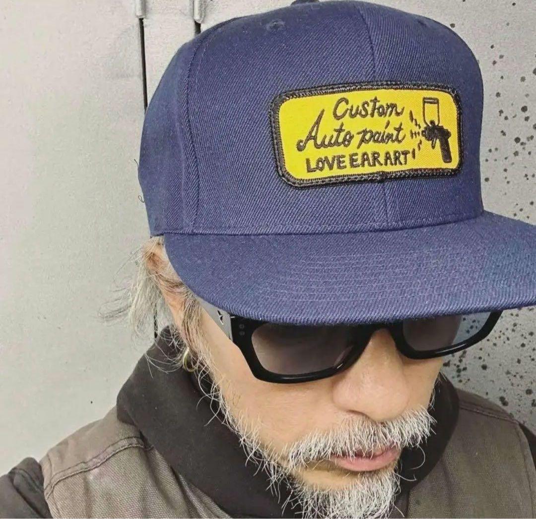 LOVEEARART ネイビーキャップ