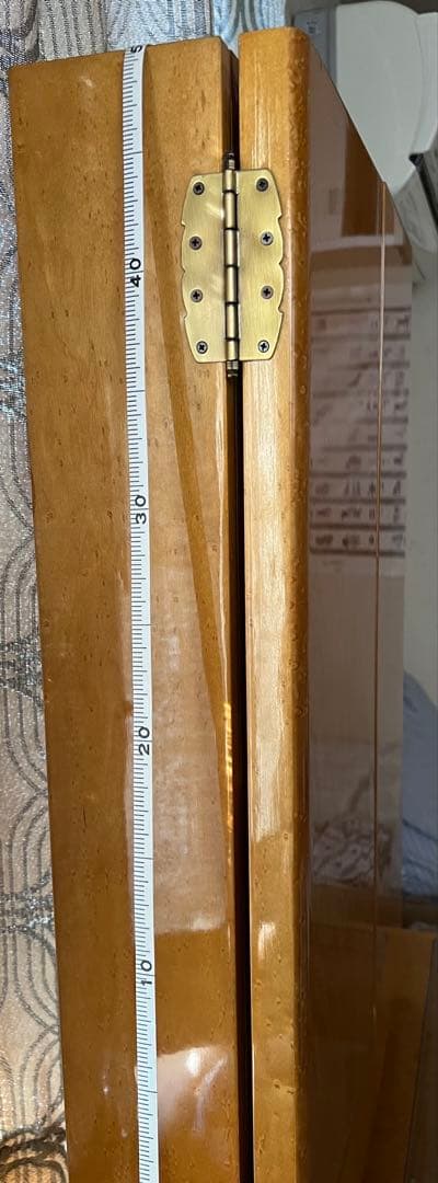 【送料込】大塚家具　高級三面鏡ドレッサー　鏡裏収納あり　椅子出品