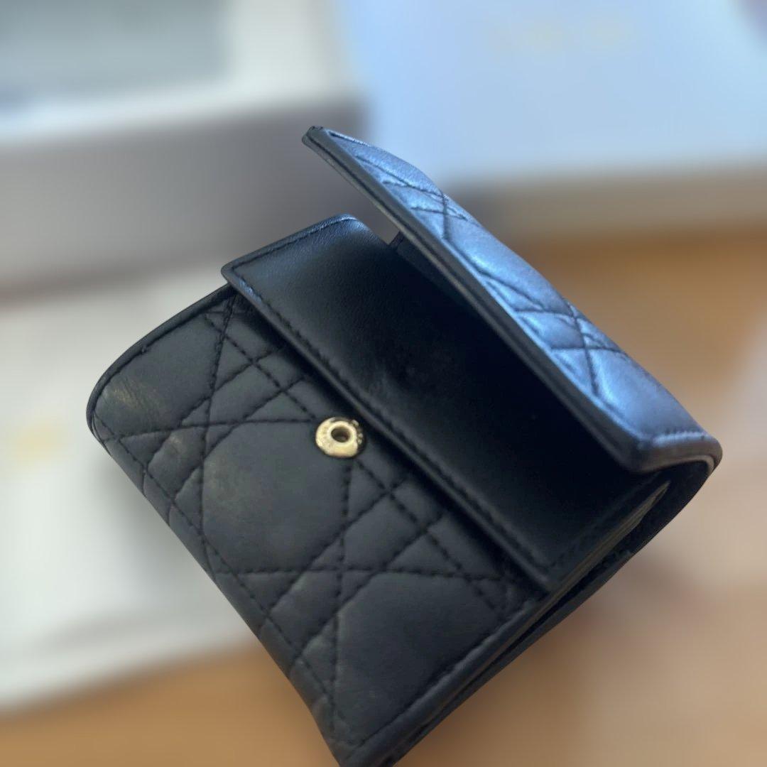 Dior 財布　ウォレット　Lady Dior Lotus ウォレット　ブラック