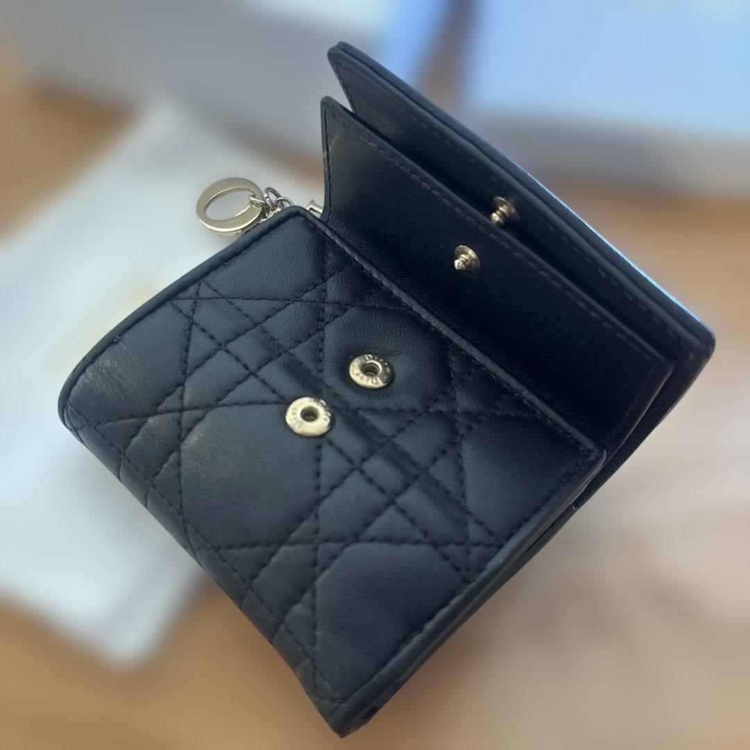 Dior 財布　ウォレット　Lady Dior Lotus ウォレット　ブラック