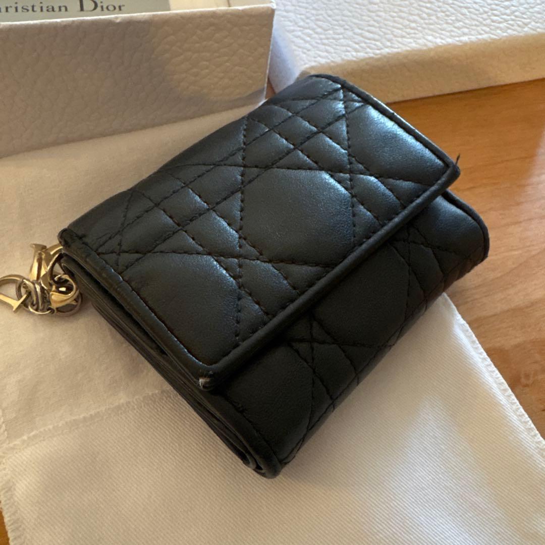 Dior 財布　ウォレット　Lady Dior Lotus ウォレット　ブラック