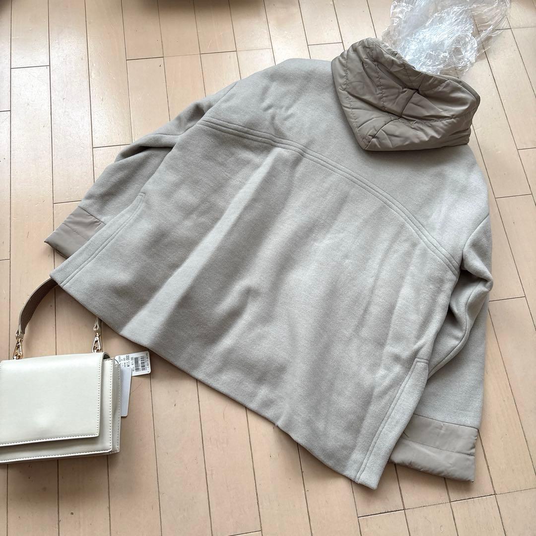 ページ限定sale♡ 新品☆ｓｏｕｅｒ７異素材ドッキングコート☆定価３３０００円