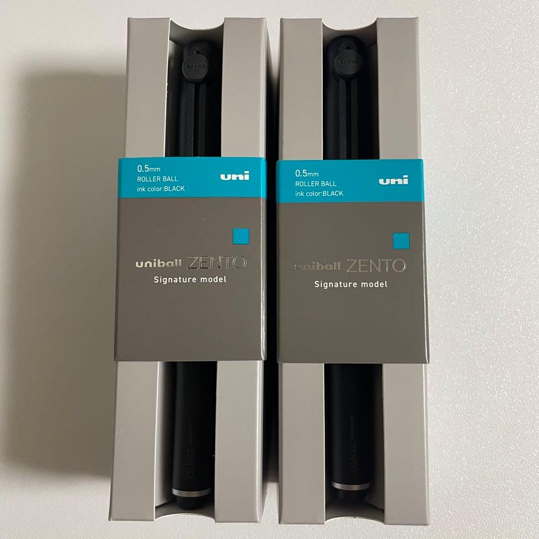 uniball ZENTO ユニボールゼント シグニチャー　ブラック　2本