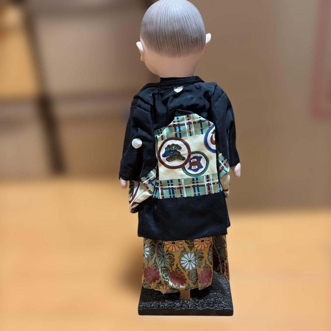 市松人形 男の子 着物 昭和レトロ 日本人形 置物