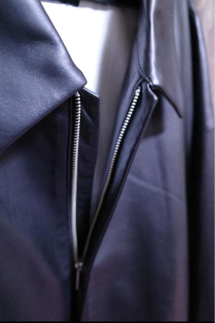 美品✴︎ MB別注 STUDIOUS 撥水ラムレザーライダースジャケット サイズ2