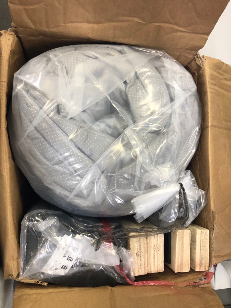 【開封済・未使用】 タンスのゲン 脚付マットレス シングル グレー 簡単組立