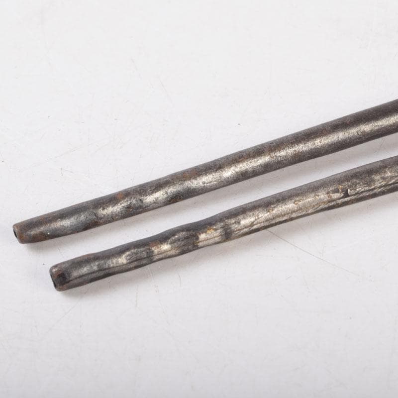 茶道具　金工師　木村清五郎造　美津火箸　共箱　C　8675