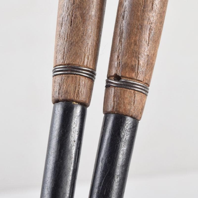 茶道具　金工師　木村清五郎造　美津火箸　共箱　C　8675