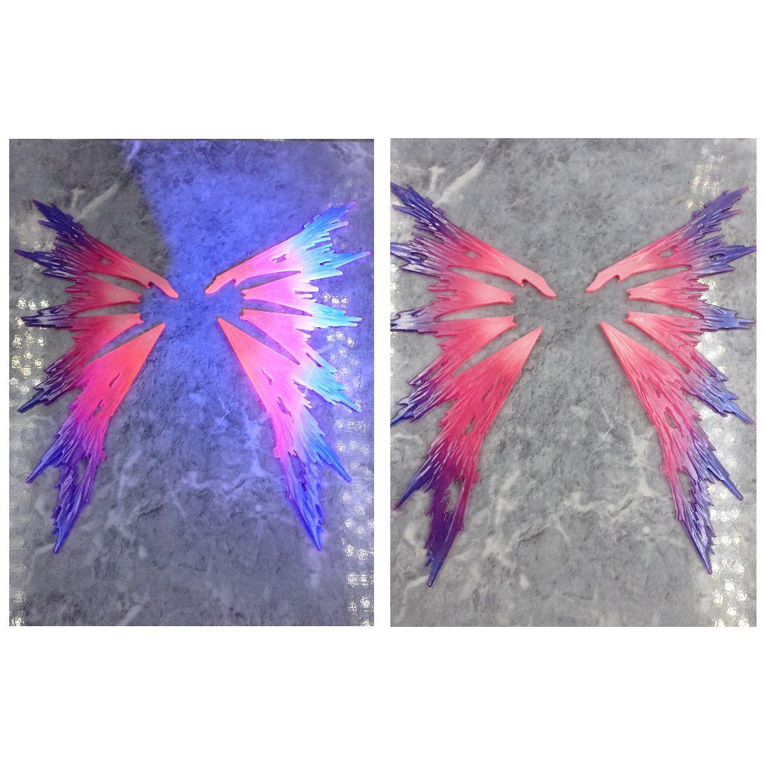 HGデスティニーガンダム、イモータルジャスティスガンダム 全塗装 ガンプラ完成品