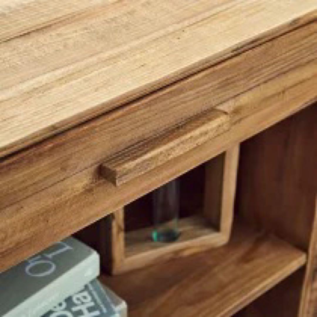 【16日限定値下げ】シェルフ 収納棚 ヴィンテージ 無垢 天然無垢 カフェ本棚