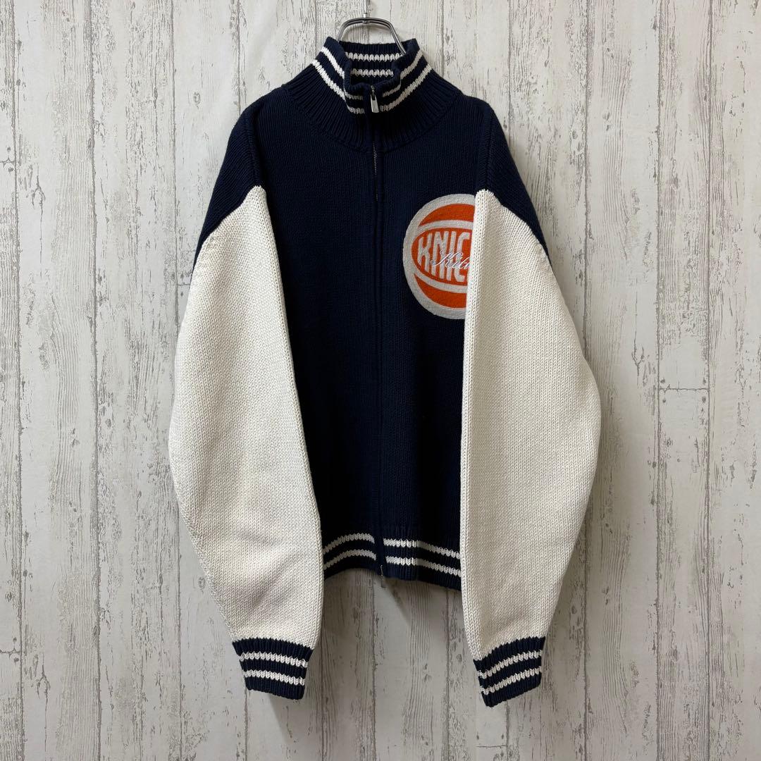 【激レア】KITH キス　NBA ジャケット　ニット　完売モデル　ブルゾン　刺繍
