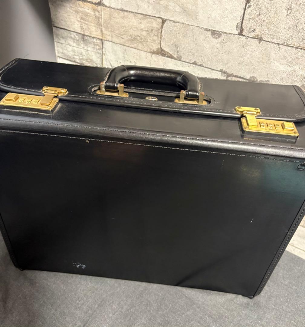 希少！JAL 日本航空 旧ロゴ 純正パイロットケース パイロットバッグ 黒