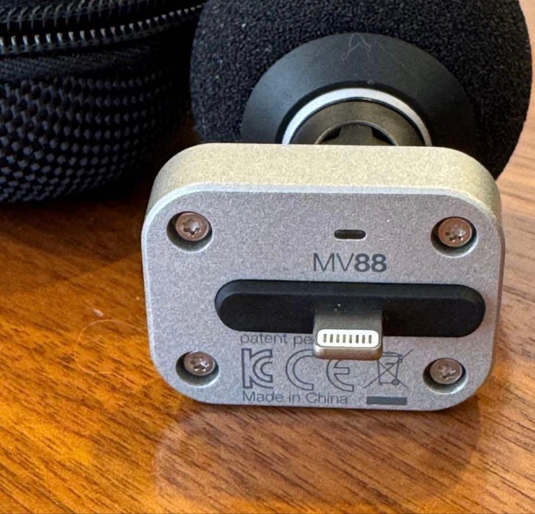 Shure MV88 コンデンサーマイク 専用ケース付き