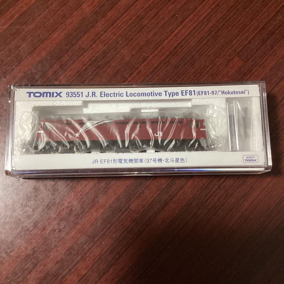 新品未走行　TOMIX 93551 EF81 97号機 北斗星色 Nゲージ