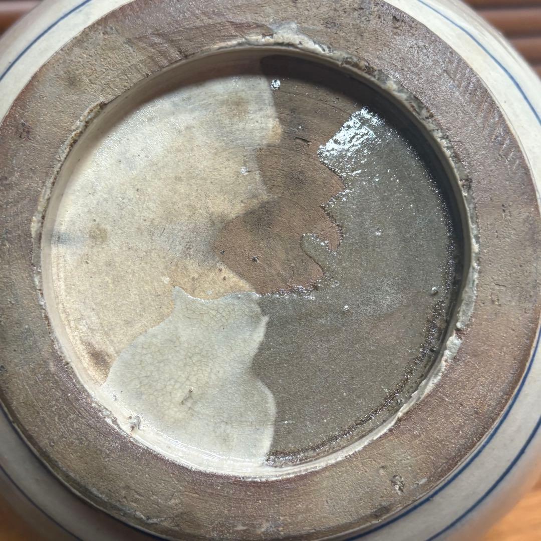 特大　染付徳利　民芸