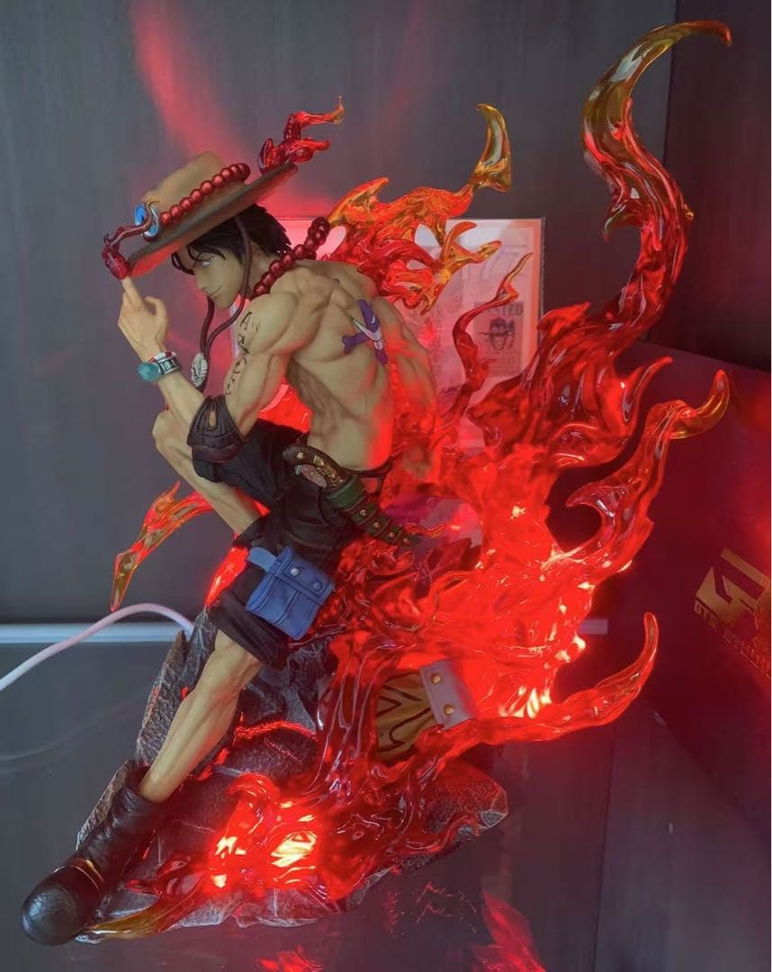 ワンピース 火拳のエース ガレージキット ガレキ スタチューX⑩