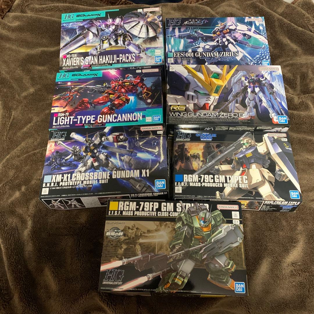 HG・RGガンプラ 7点セット