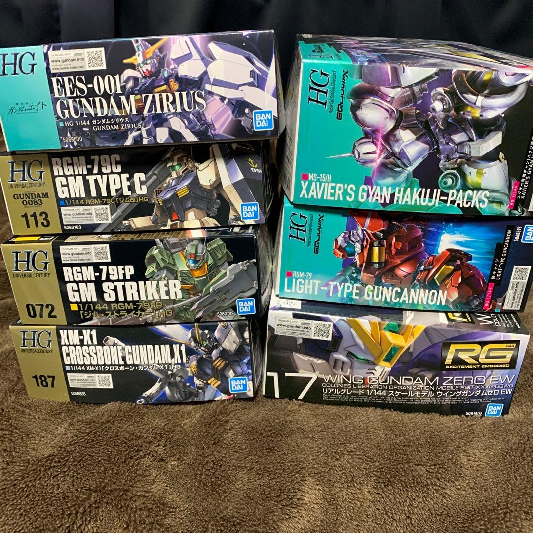 HG・RGガンプラ 7点セット