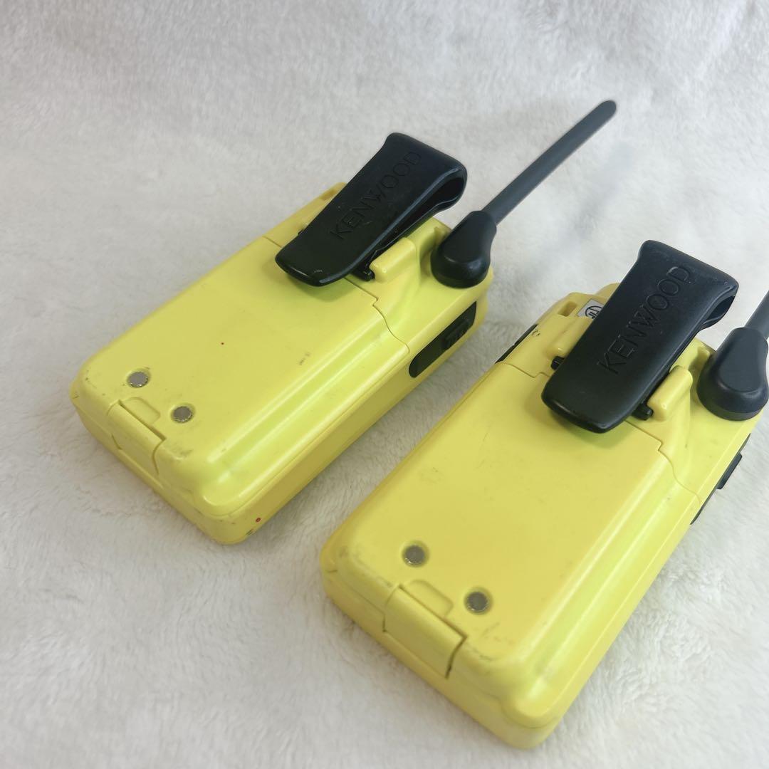 KENWOOD UBZ-LP20 トランシーバー　イエロー　付属品あり‼️