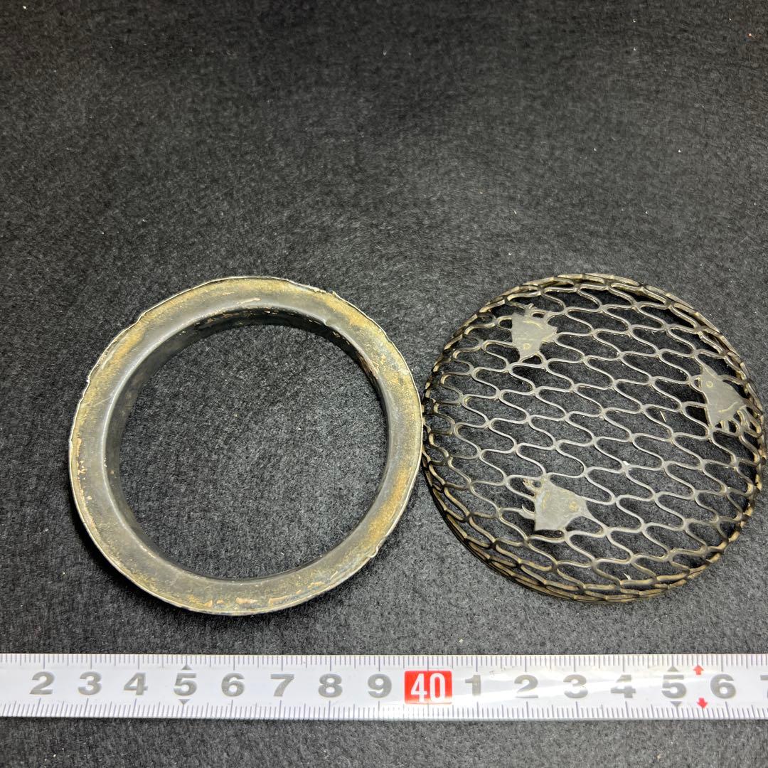 時代　銀火屋青磁香炉　縁外寸約9.5㎝　東Y8-0106①トヒサエ