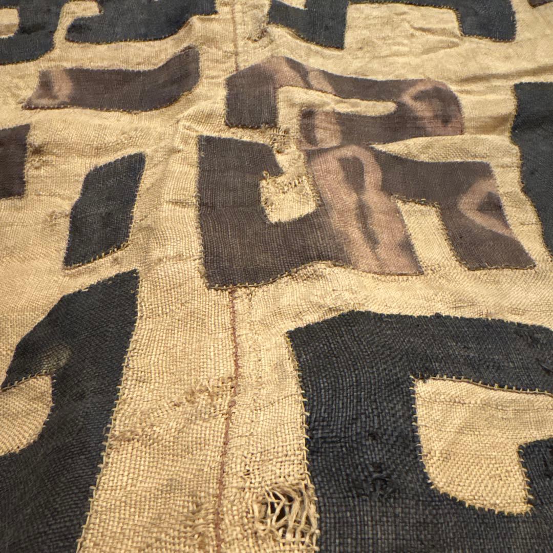 アフリカ幾何学模様のパッチワーク布