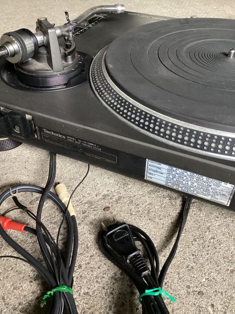 完全ジャンク　Technics SL-1210MK2 ターンテーブル