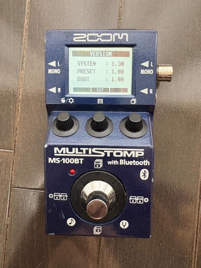 ギター ZOOM MS-100BT MultiStomp Guitar Pedal