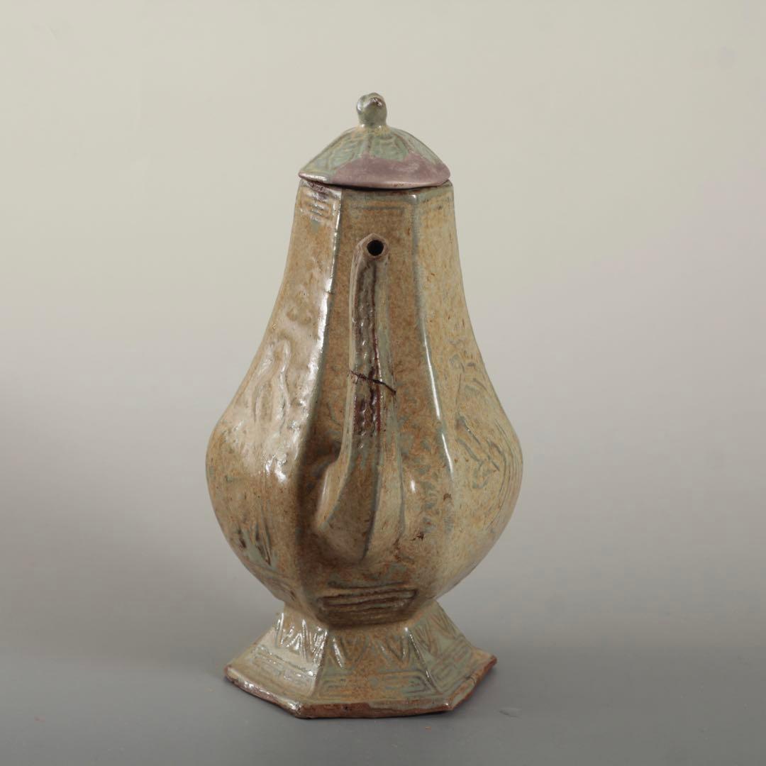 青磁 水注 酒注 酒器 中国美術 古美術 骨董 古道具 アンティーク 煎茶道具