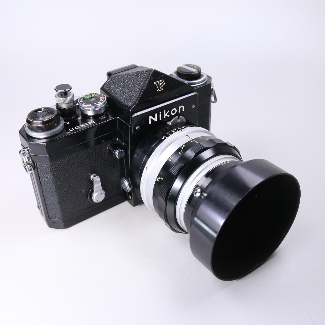 ☆完全動作☆腐食なし！ Nikon F 50mm F1.4 アイレベル　＃372