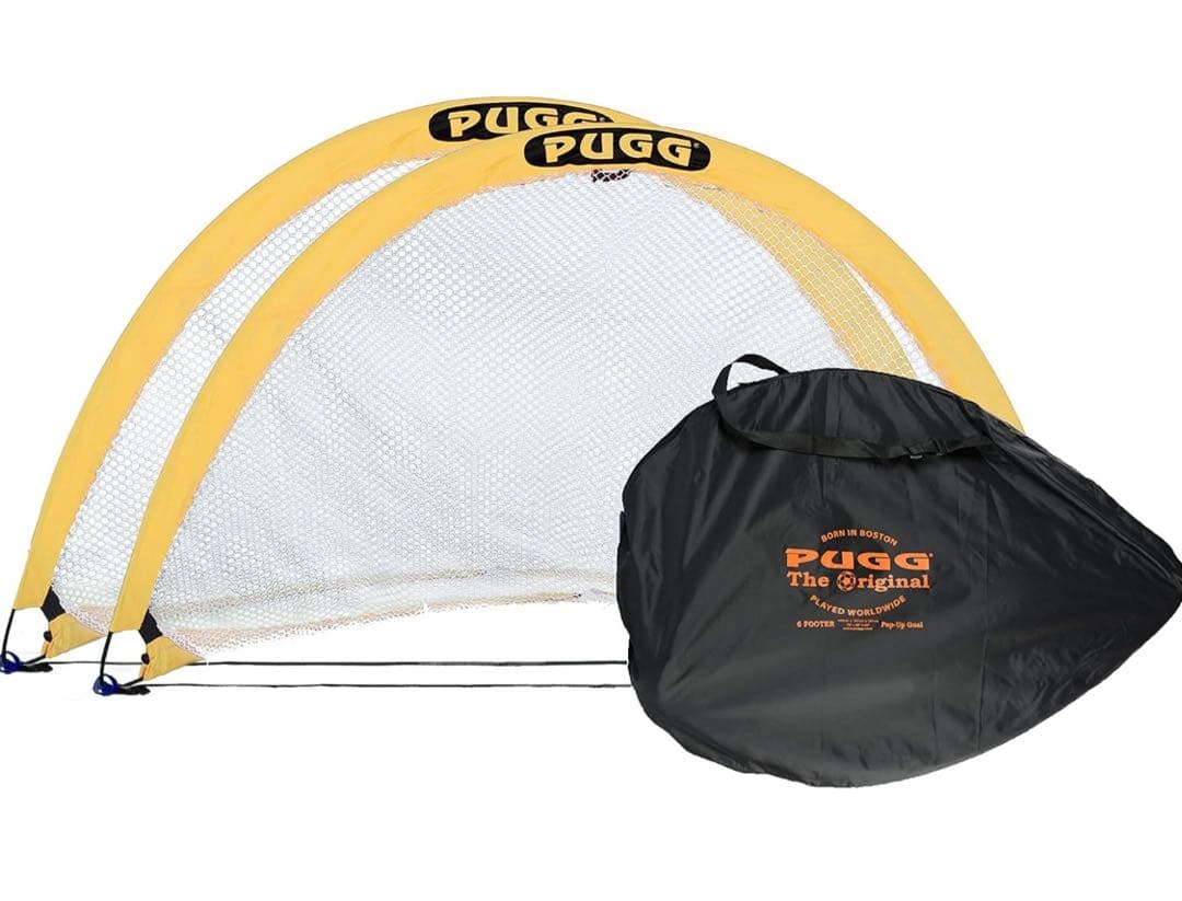 パグPUGG 6フィート ポップアップサッカーゴール幅183cm折りたたみ式