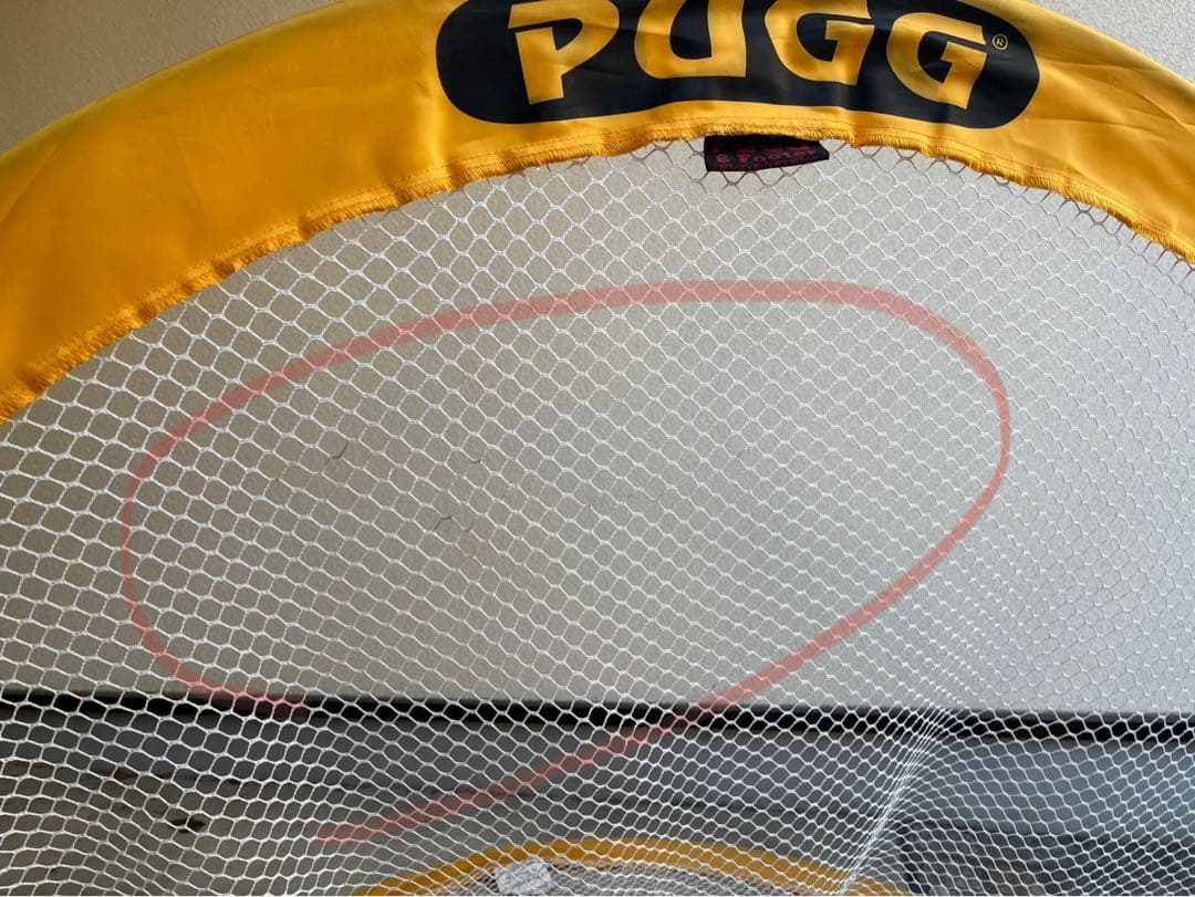 パグPUGG 6フィート ポップアップサッカーゴール幅183cm折りたたみ式