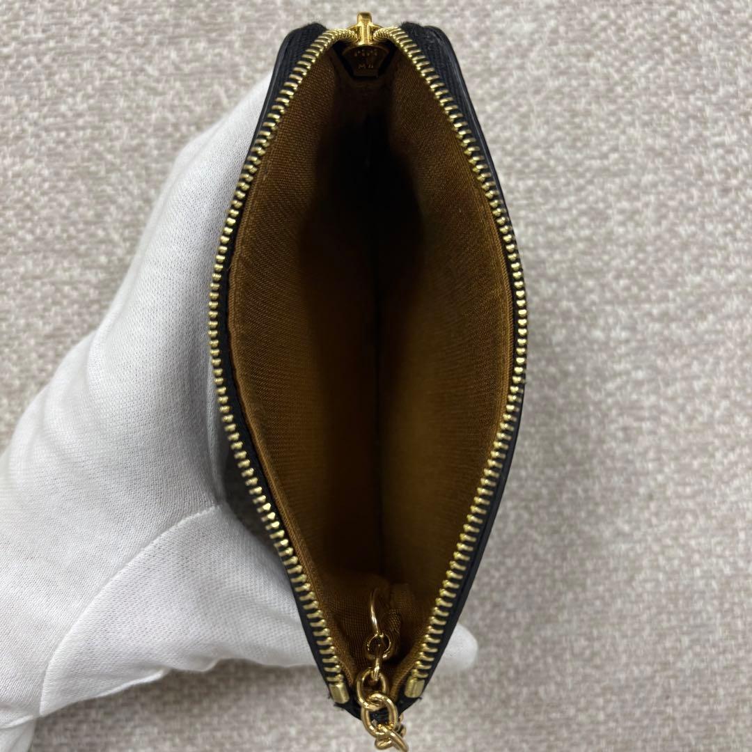 CELINE セリーヌ トリオンフ キーリング付き ケース 財布