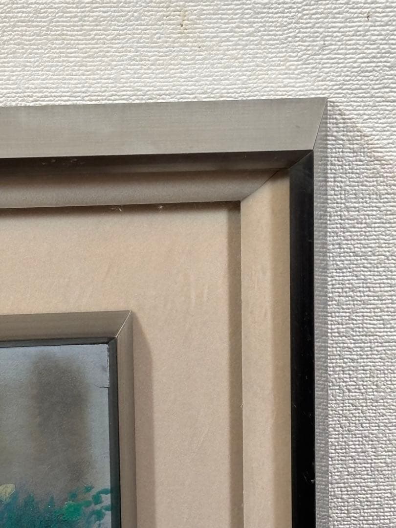 真作　工藤甲人　「くさむらのともしび」　日本画