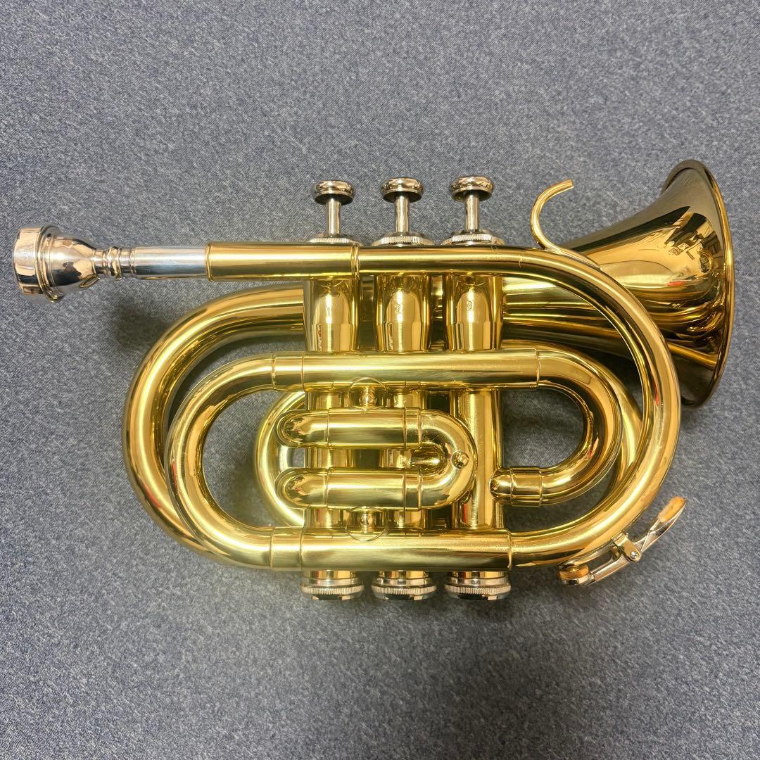 J. Michael ポケット トランペット 本体 ケース付き