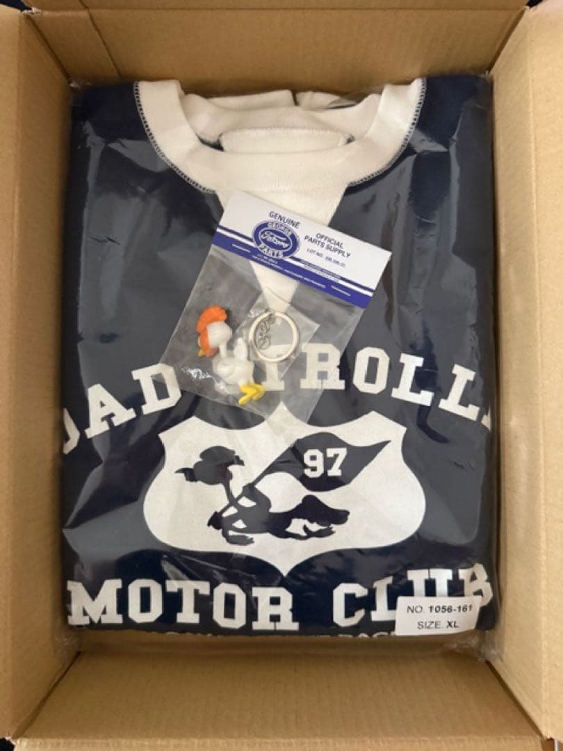 世田谷ベース正式装備品　ロードストローラー両VスウェットシャツXL/キーホルダー