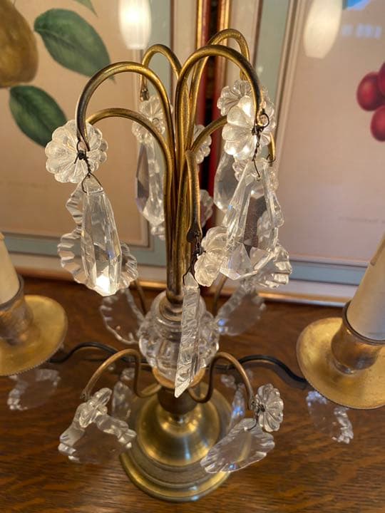 イギリス　アンティーク　テーブルシャンデリア