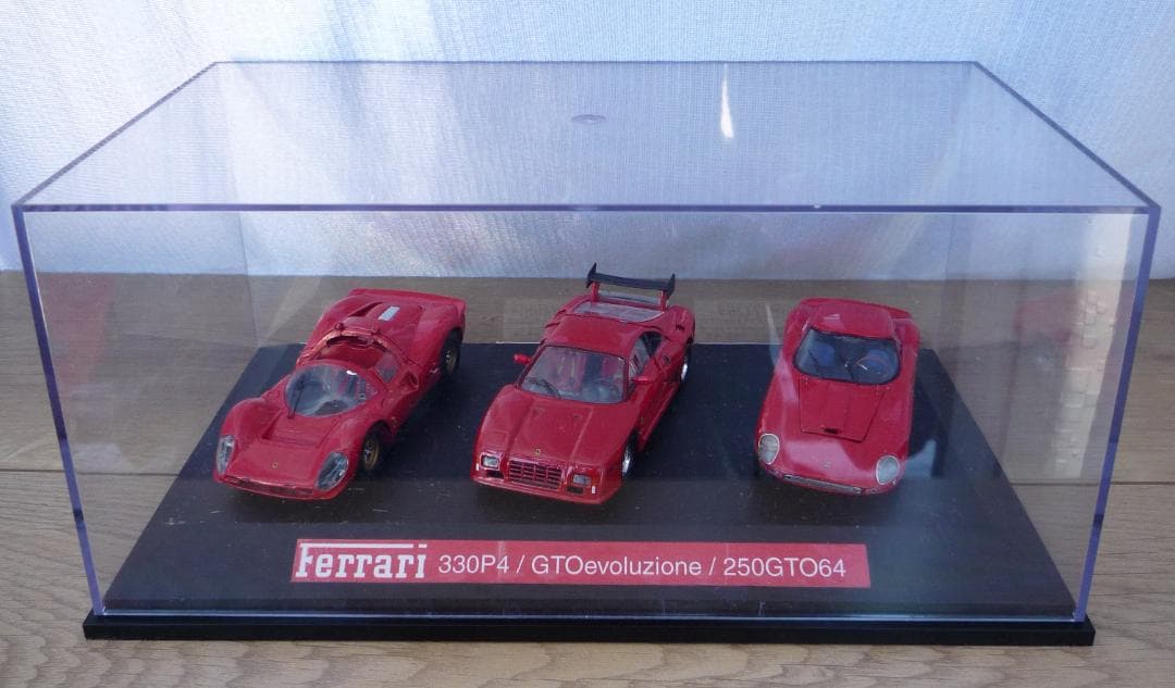 京商 1/43 Ferrari 250GTO 64&GTO Evo&330 P4