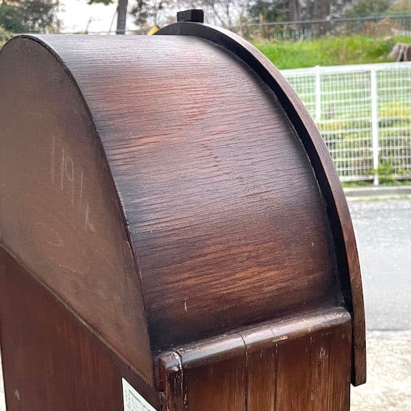 アンティーク　ロケット型オープンラック　アーチ状ブックシェルフ