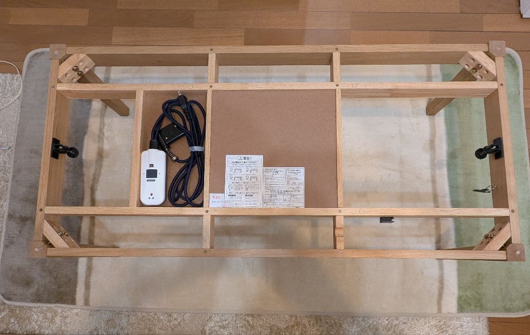 美品　Re:CENO　リセノインテリア　こたつテーブル　FAM/NA　120cm