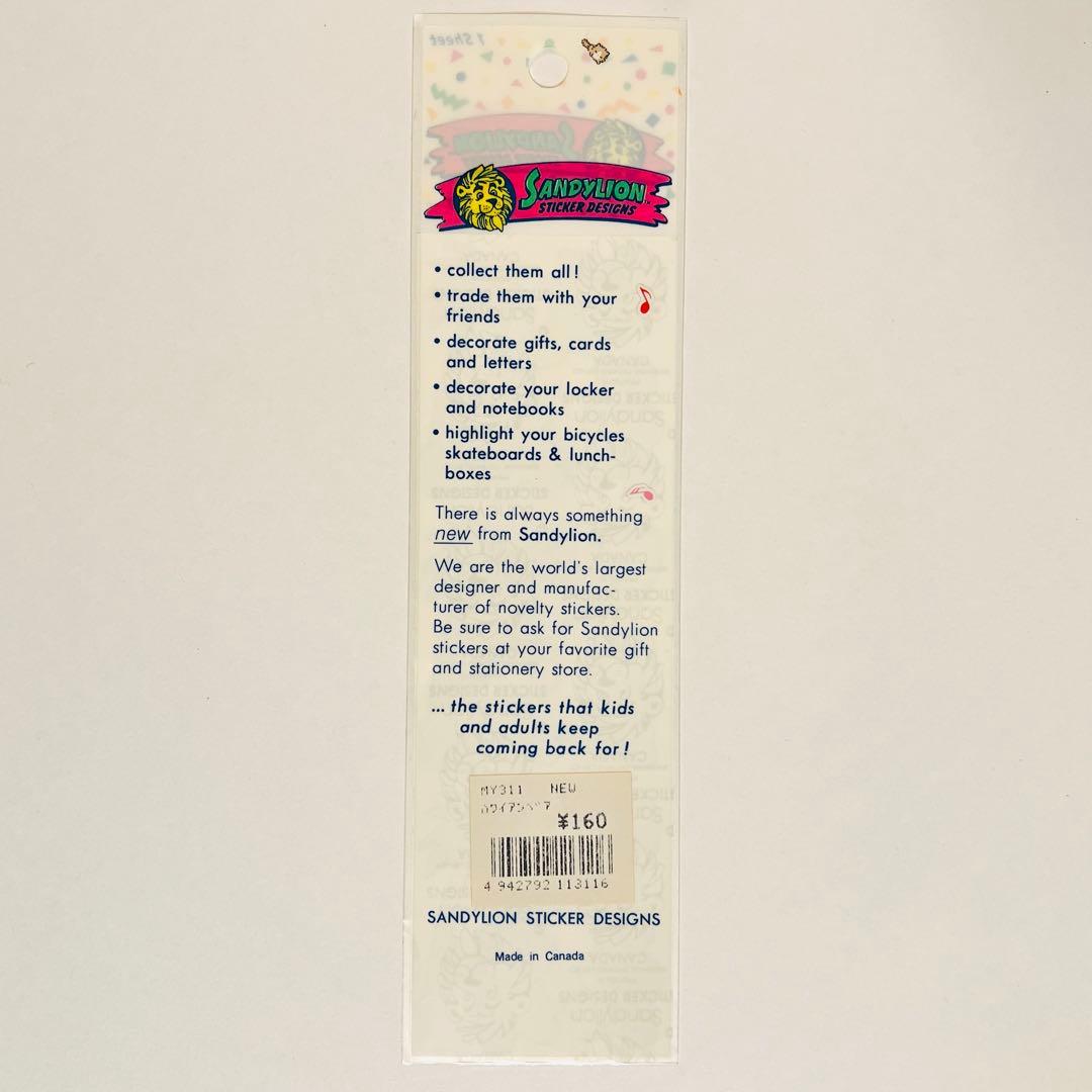サンディライオン　SANDYLION　クマ　シール