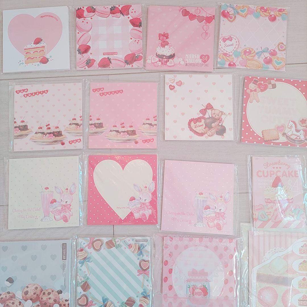 Yesteryear❣️紙もの詰め合わせ まとめ売り メモ デザインペーパー