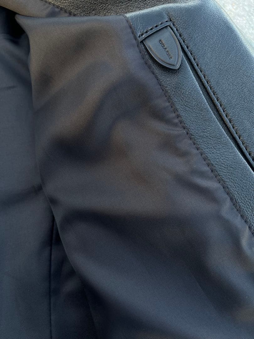 ジャケット・アウター COACH lether lamb jacket archive