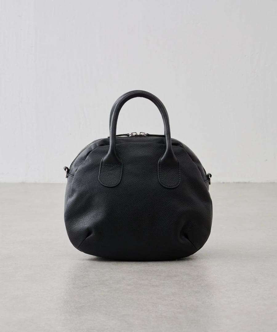 BEARDSLEY ラウンドミニボストンバック　ブラック