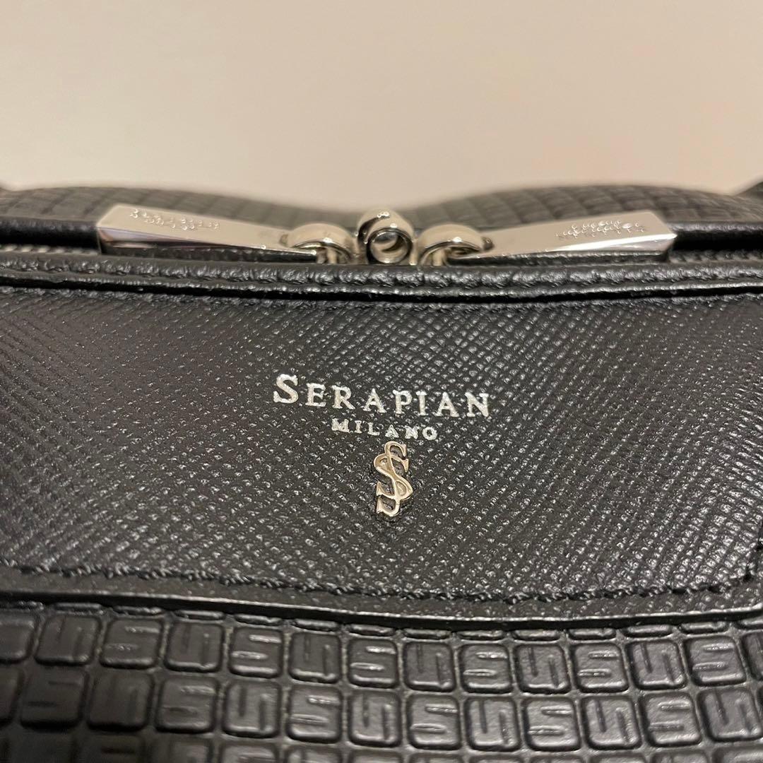 セラピアン　ボストンバッグ　STEPAN SERAPIAN ブラック