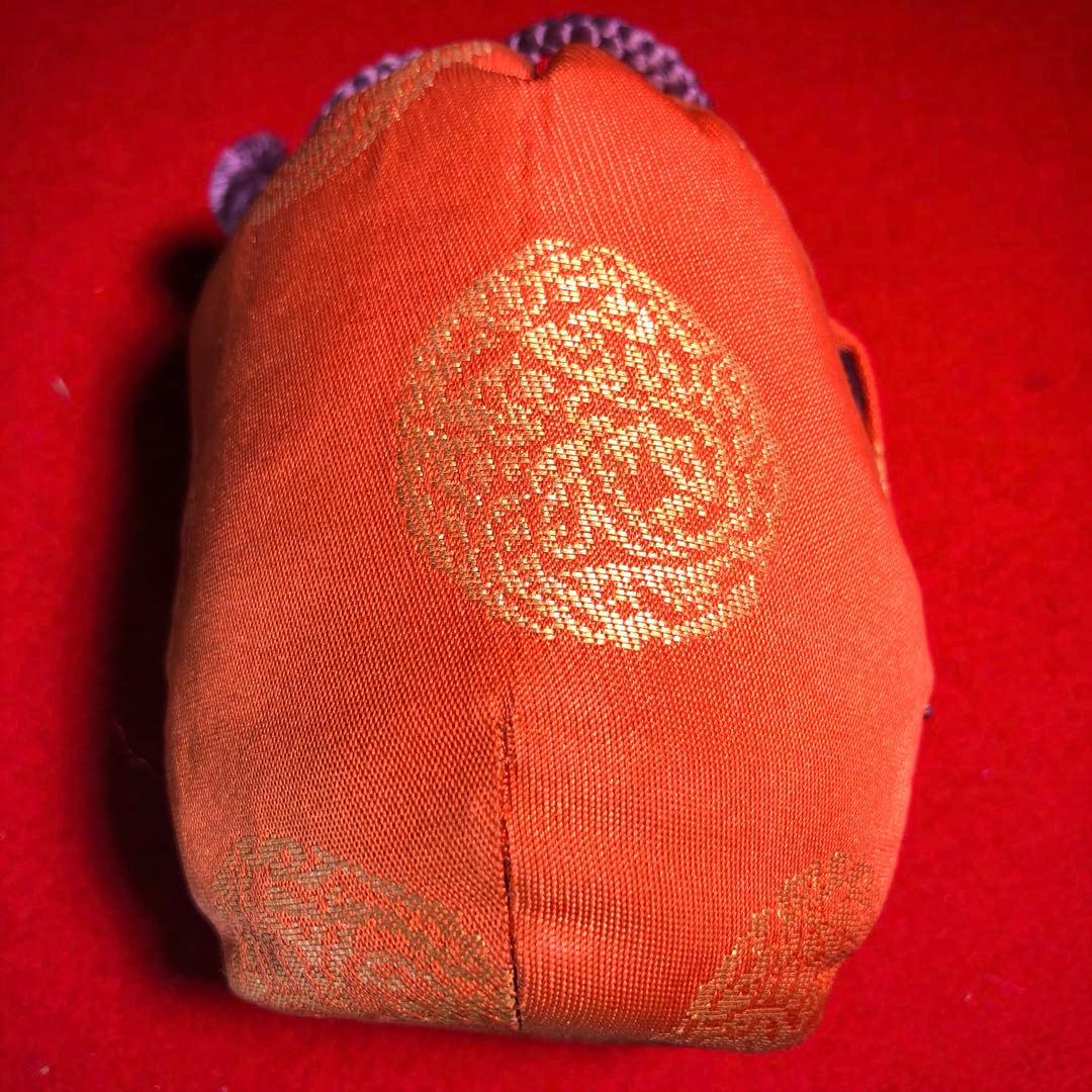 【茶道具】吉村楽入作　飴釉茶入