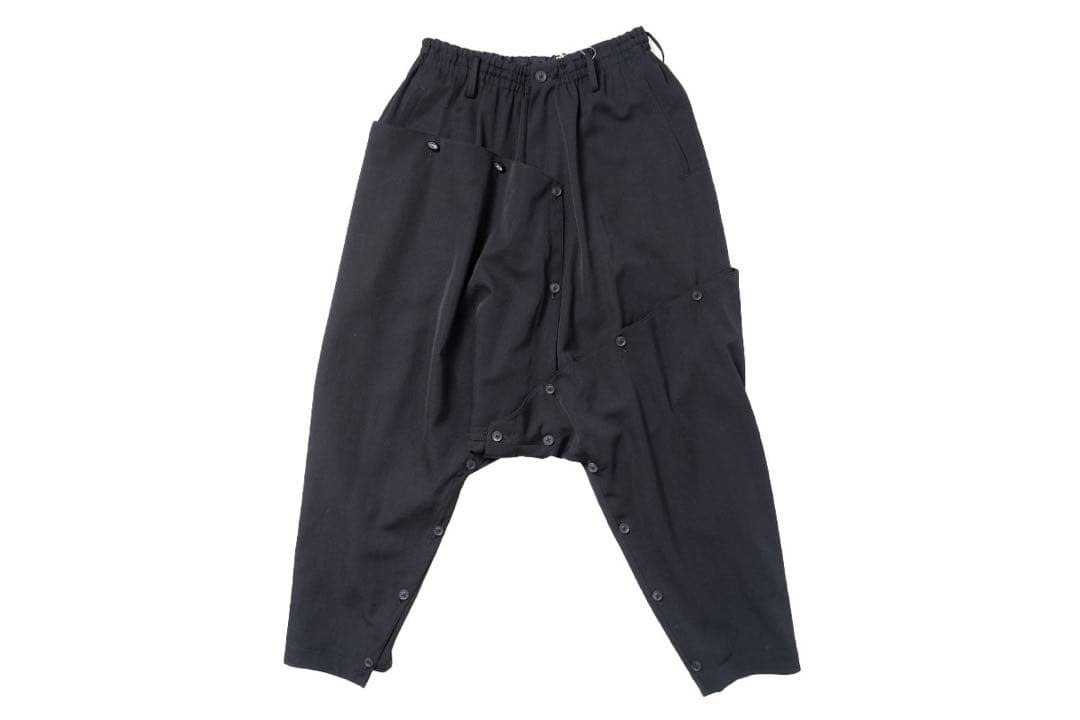 目玉カバーサルエルパンツ　ヨウジヤマモトプールオム