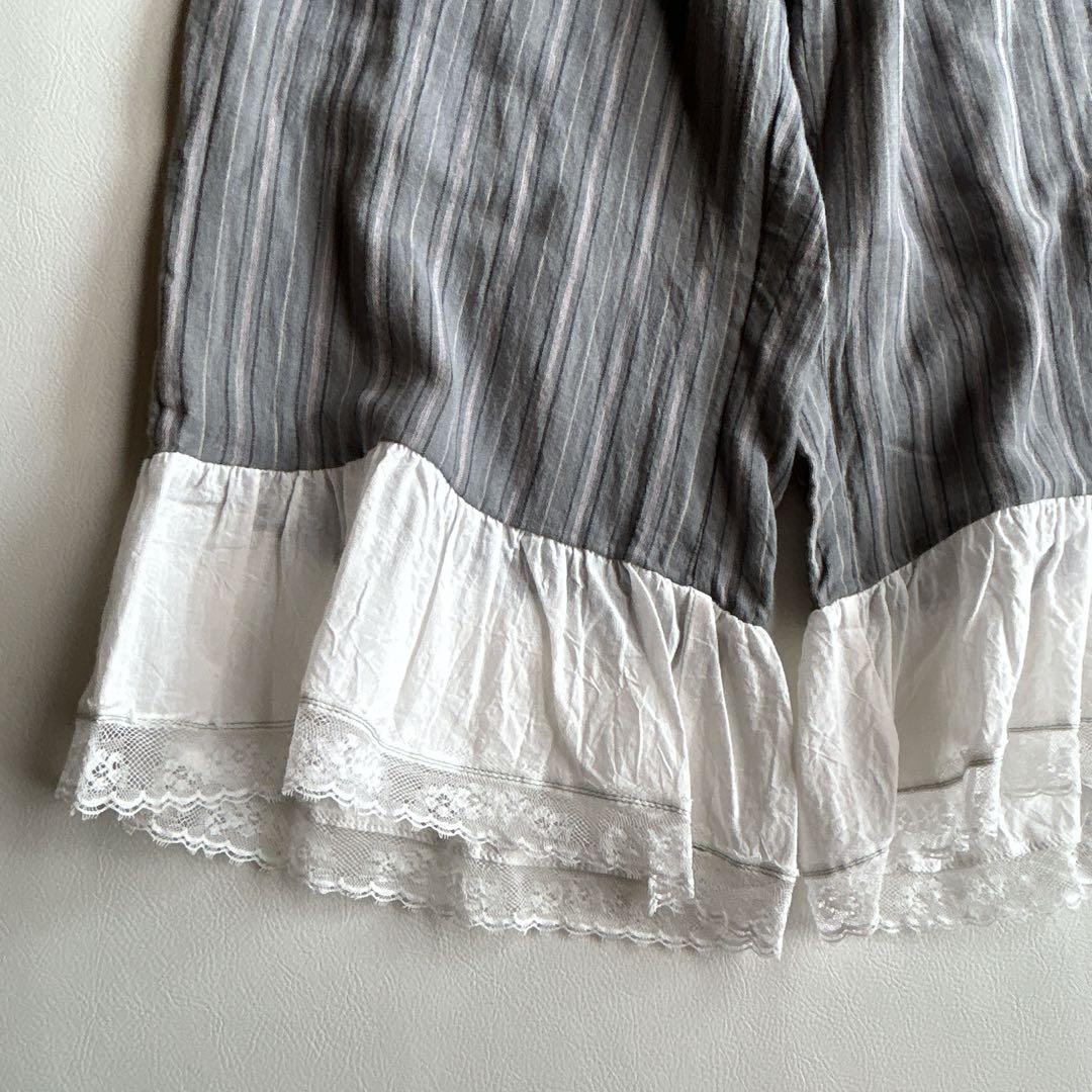 gasa grue ⿻ 【 新品 タグ付き 】 コットン ペチパンツ レース 春